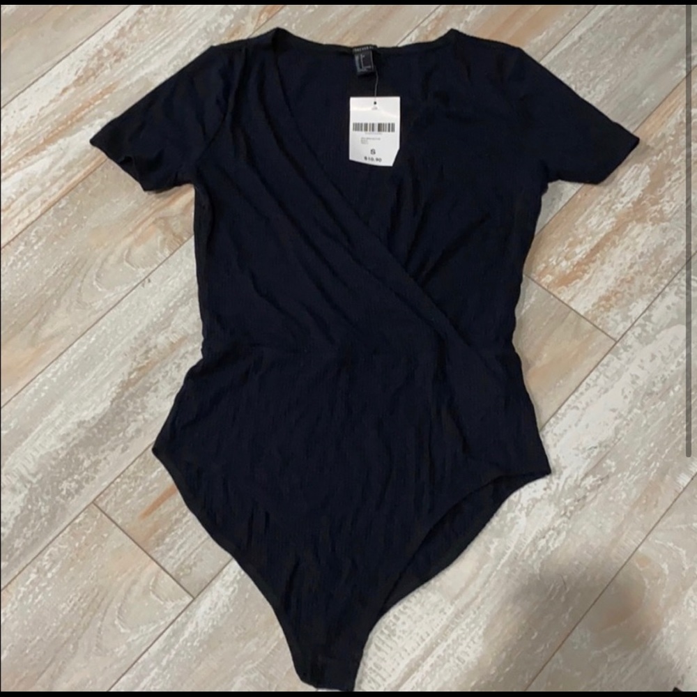 NWT Black Forever 21 bodysuit size small